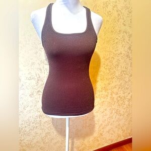 Women's brown Tank Top
